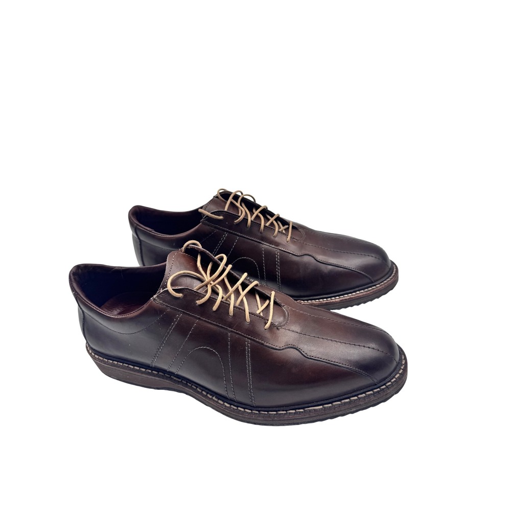 Allen Edmonds Wilbert Shoes Mens 13 D Brown Leather Comfort Orthotic 6181
